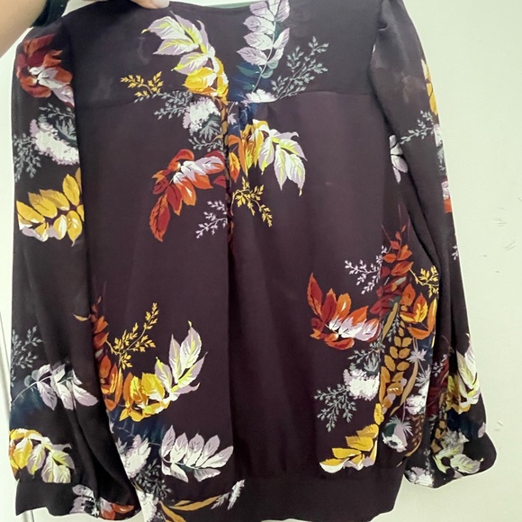 Madewell Wrap Top in Blooming Oasis - Picture 6 of 7